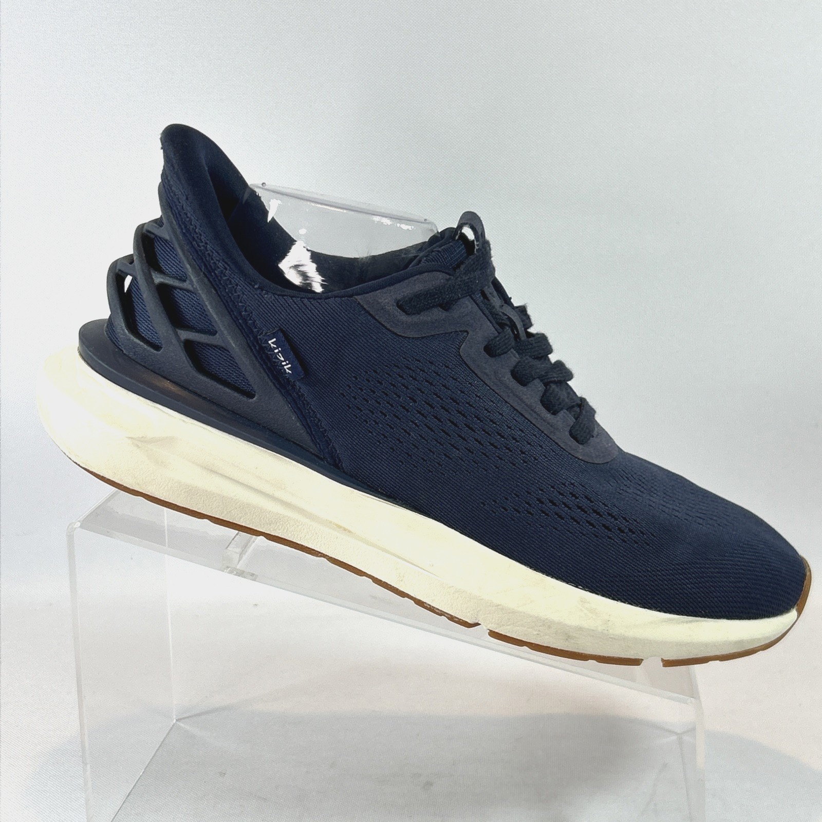 Kizik Athens 2 Hands-Free Slip-On Sneakers Men's Sz 9.5m Navy Blue Comfort Shoes